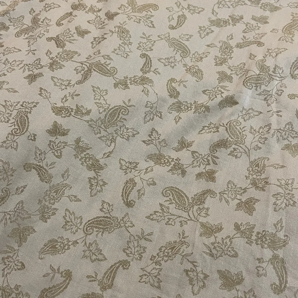 RARE Williams Sonoma paisley reversible king duvet & 2 pillow king shams Italian